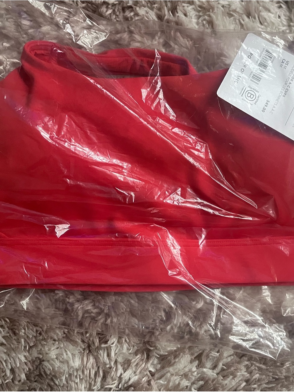 NWT Athleta Sports Bra Coral